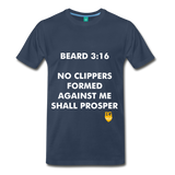 BEARD 3:16 SHIRT - navy