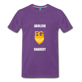 Abolish Shavery - purple