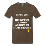 BEARD 3:16 SHIRT - noble brown