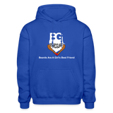Beards Are A Girl's Best Friend Hoodie - royal blue