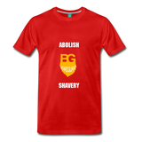 Abolish Shavery - red