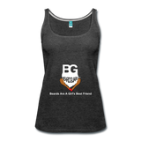 Beards Are A Girl's Best Friend Tank Top - charcoal gray